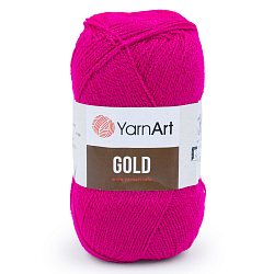 Пряжа YarnArt 'Gold' 100гр 400м (92% акрил, 8% металлик)