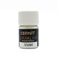 CE6110005 Мика-порошок (слюда) Interference/проявляющийся 'SPARKLING POWDER' 5 гр. Cernit (900 violet/фиолетовый)