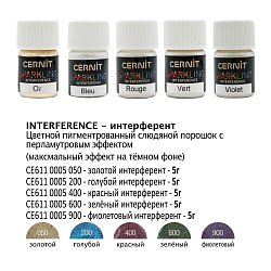 CE6110005 Мика-порошок (слюда) Interference/проявляющийся 'SPARKLING POWDER' 5 гр. Cernit