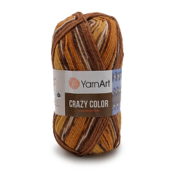 Пряжа YarnArt 'Crazy color' 100гр 260м (25% шерсть,75% акрил)