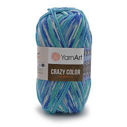 Пряжа YarnArt 'Crazy color' 100гр 260м (25% шерсть,75% акрил)