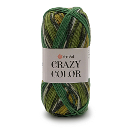 Пряжа YarnArt 'Crazy color' 100гр 260м (25% шерсть,75% акрил)