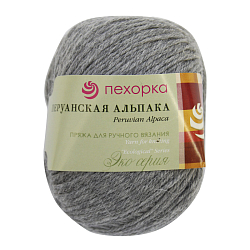 Пряжа Пехорка 'Перуанская альпака' 50гр., 150м (50% перуанская альпака, 50% мериносовая шерсть)