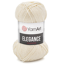 Пряжа YarnArt 'Elegance' 50гр 130м (88% хлопок, 12% металлик)