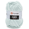 Пряжа YarnArt 'Fluffy' 150гр 70м (100% микрополиэстер) 712 нежно-голубой