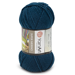 Пряжа YarnArt 'Super Merino' 100гр 280м (25% шерсть, 75% акрил)