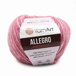 Пряжа YarnArt 'Allegro' 50гр 145м (13% шерсть, 41% полиамид, 46% акрил)