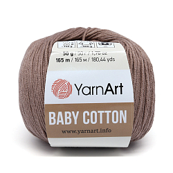 Пряжа YarnArt 'Baby Cotton' 50гр 165м (50% хлопок, 50% акрил)