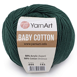 Пряжа YarnArt 'Baby Cotton' 50гр 165м (50% хлопок, 50% акрил)