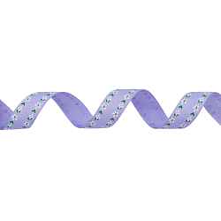 Лента репсовая 'Цветочный орнамент' 1,5см*22,86м