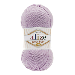 Пряжа ALIZE 'COTTON BABY SOFT ' 100гр. 270м (50% хлопок, 50% акрил)