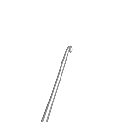 955075 Крючок для вязания с пластиковой ручкой, 0,75мм, Hobby&Pro