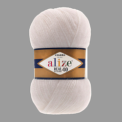 Пряжа ALIZE 'Angora real 40' 100 гр. 430м (40% шерсть, 60% акрил)