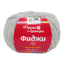 Пряжа из Троицка 'Фиджи' 50гр. 95м. (20% мериносовая шерсть, 60% хлопок, 20% акрил)