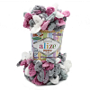 Пряжа Alize 'Puffy Color' 100г 9м (100% микрополиэстер) 6070 секционный