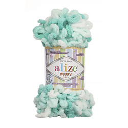 Пряжа Alize 'Puffy Color' 100г 9м (100% микрополиэстер)