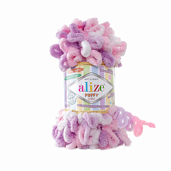 Пряжа Alize 'Puffy Color' 100г 9м (100% микрополиэстер)