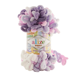 Пряжа Alize 'Puffy Color' 100г 9м (100% микрополиэстер)