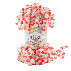 Пряжа Alize 'Puffy Color' 100г 9м (100% микрополиэстер)