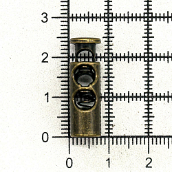 2AR012 JX-T102 Стопор 'Цилиндр' 25мм, 2отв. металл