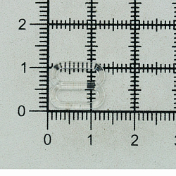 ГС1008 Рамка-регулятор 10мм пластик, прозрачный