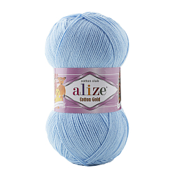 Пряжа ALIZE 'Cotton gold' 100гр. 330м. (55% хлопок, 45% акрил) ТУ