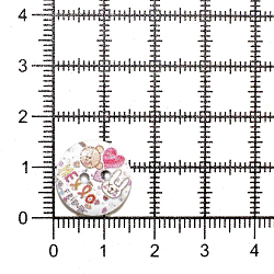 Пуговица 'Разное' 24L (15мм) 2 прокола, дерево
