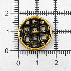MP11 Пуговица 28L (18мм) на ножке, металл