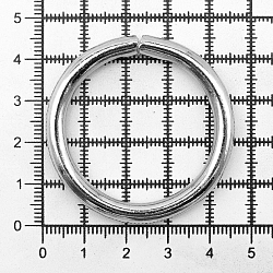 Кольцо металлическое неразъемное сварное 35мм (45*45мм, d-5мм), никель