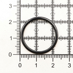 ГВ800 Кольцо 20мм металл/эмаль, черный