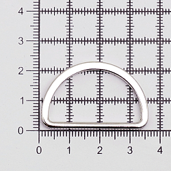 819-038 Полукольцо литое 30мм (35*22,5мм) цв.металл