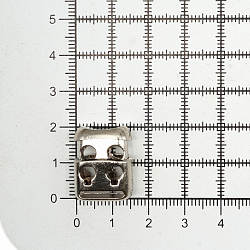 KP S-076 Фиксатор (стопор) 2 отв. d=4мм, 20мм*16мм, пластик под металл